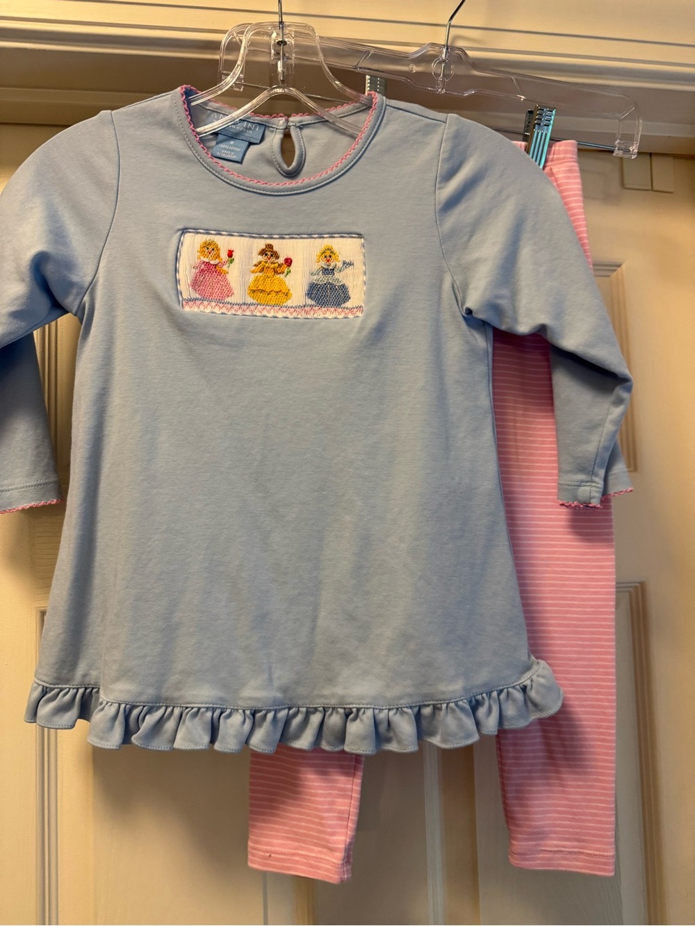 Anavini Disney Princess Smocked Knit Set